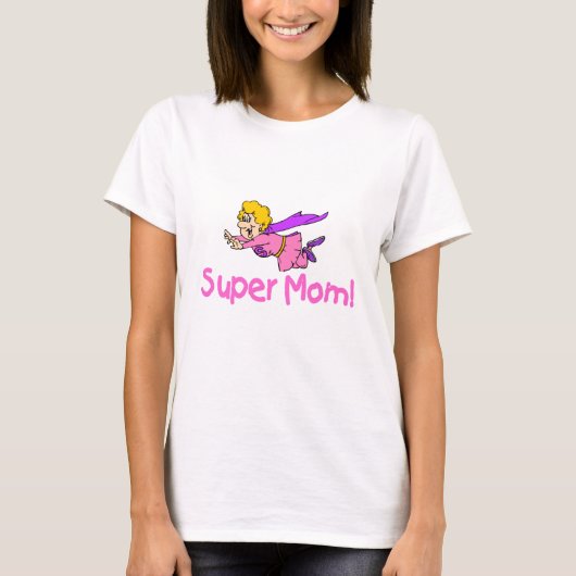 SuperMama (Fliegen) T-Shirt (Vorderseite)