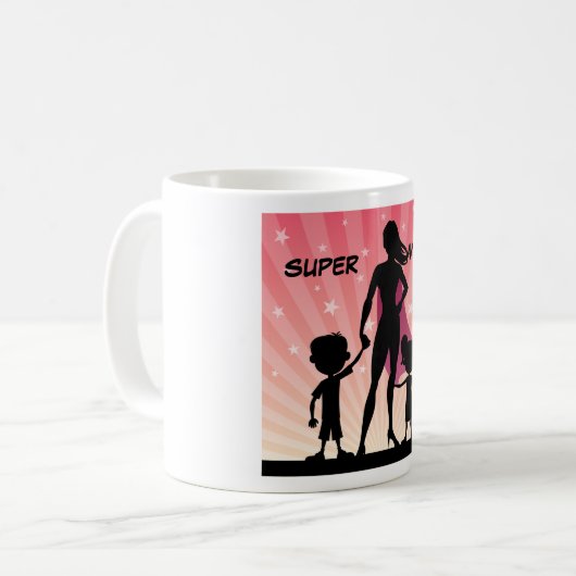 SuperMama-Tasse Kaffeetasse (Vorderseite Links)