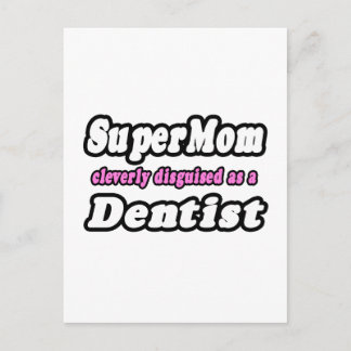 SuperMama.. Zahnarzt Postkarte