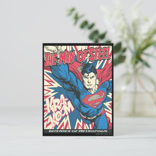 Superman 12 postkarte (Stehend Vorderseite)