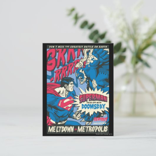 Superman 13 postkarte (Stehend Vorderseite)