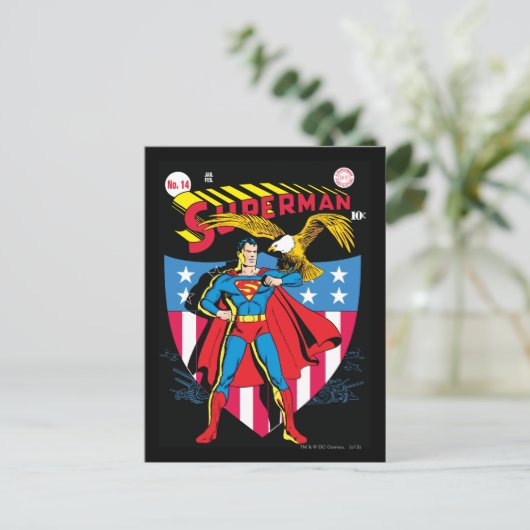 Superman #14 postkarte (Stehend Vorderseite)