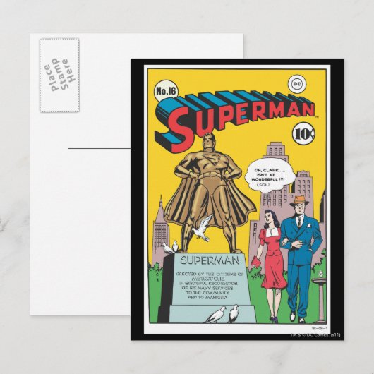 Superman #16 postkarte (Vorne/Hinten)