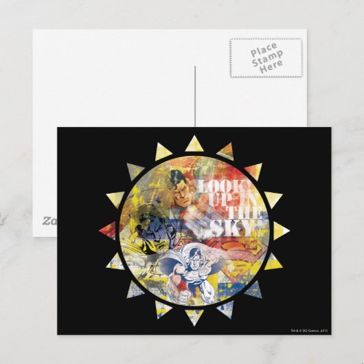 Superman 18 postkarte (Vorne/Hinten)