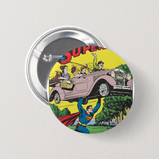 Superman #19 button (Vorne & Hinten)