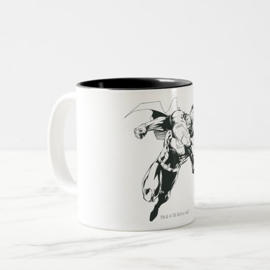 Superman 23 zweifarbige tasse (Vorderseite Links)