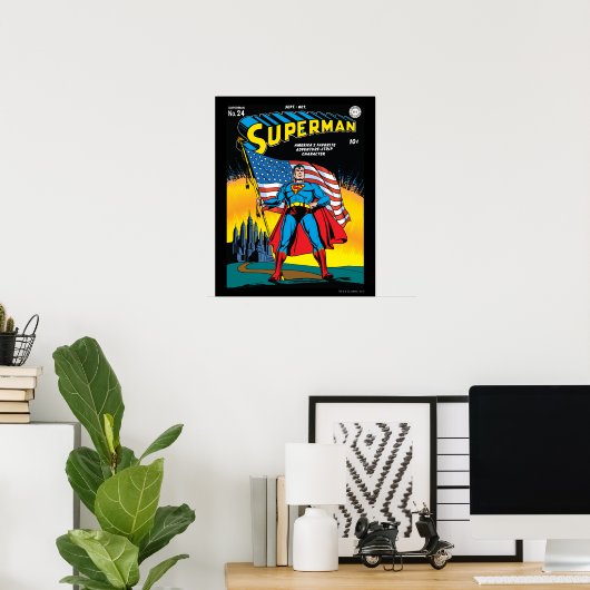 Superman #24 poster (Heimbüro)