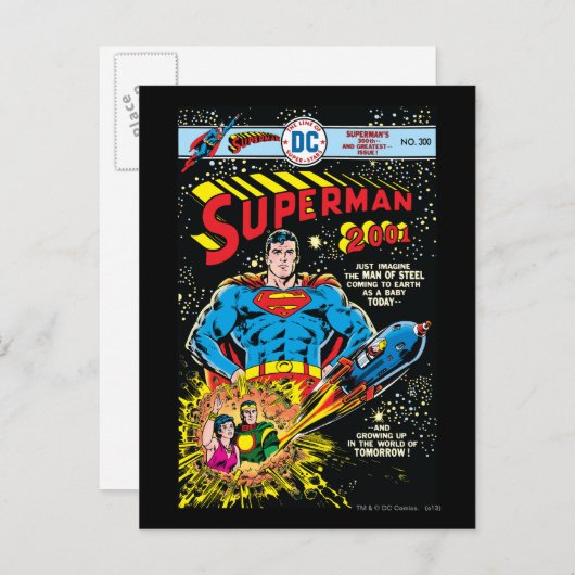 Superman #300 postkarte (Vorne/Hinten)