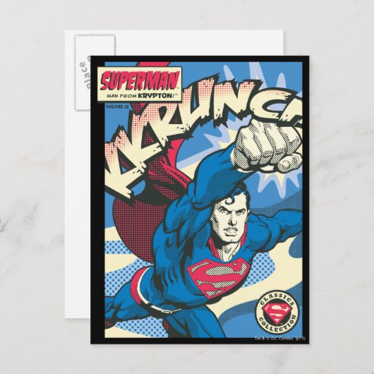 Superman 39 postkarte (Vorne/Hinten)