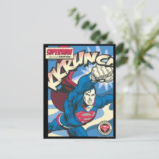 Superman 39 postkarte (Stehend Vorderseite)