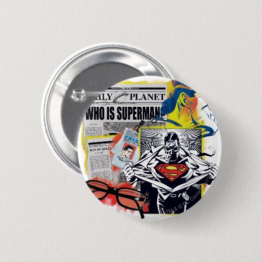 Superman 41 button (Vorne & Hinten)