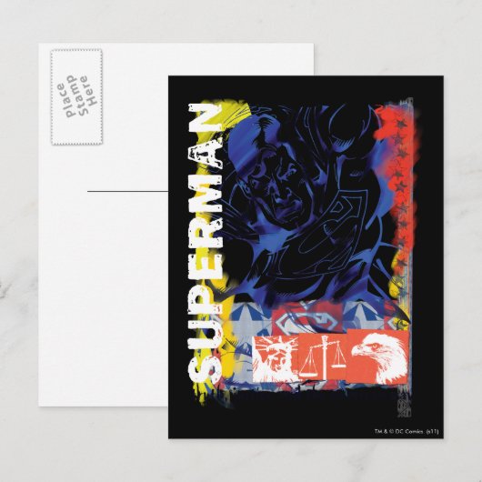 Superman 43 postkarte (Vorne/Hinten)