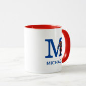 Superman 47 | Fügen Sie Ihre Monogramm und Ihren N Tasse (VorderseiteRechts)