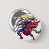 Superman 52 button (Vorne & Hinten)