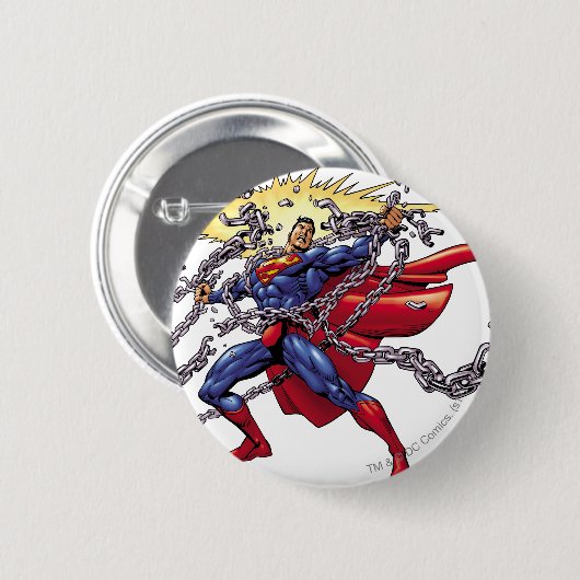 Superman 52 button (Vorne & Hinten)