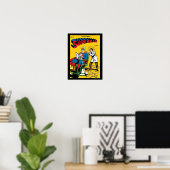Superman #52 poster (Heimbüro)