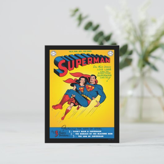 Superman #57 postkarte (Stehend Vorderseite)