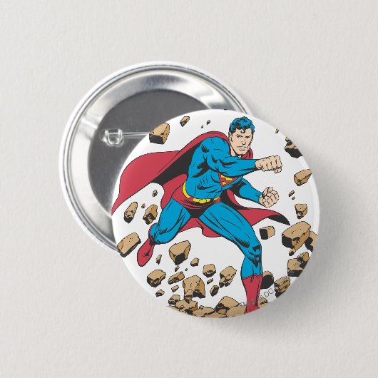 Superman 62 button (Vorne & Hinten)
