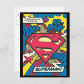 Superman 66 postkarte (Vorne/Hinten)
