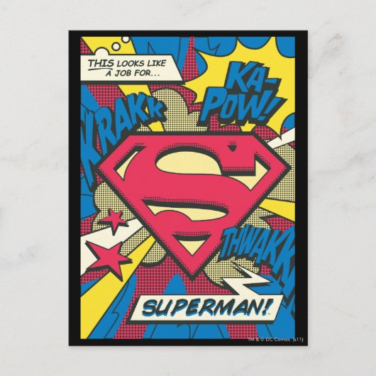 Superman 66 postkarte (Vorderseite)