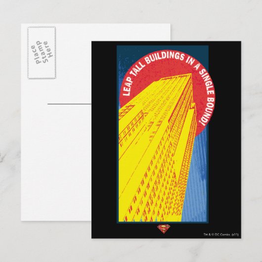 Superman 72 postkarte (Vorne/Hinten)