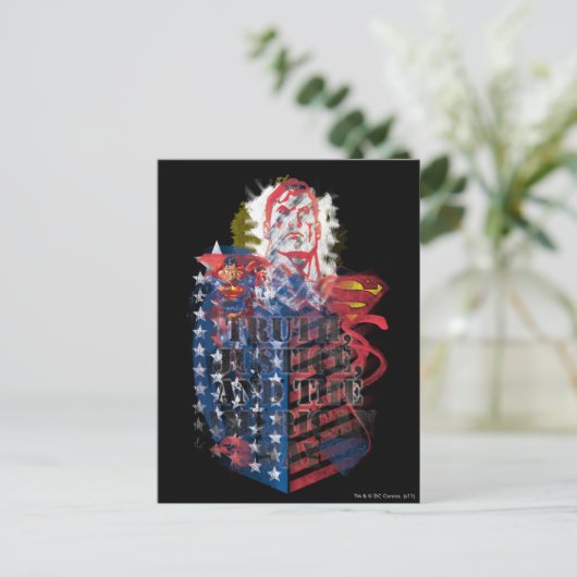 Superman 75 postkarte (Stehend Vorderseite)