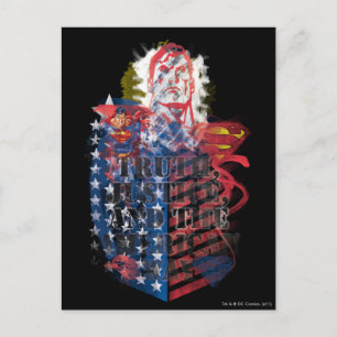 Superman 75 postkarte