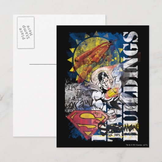 Superman 77 postkarte (Vorne/Hinten)