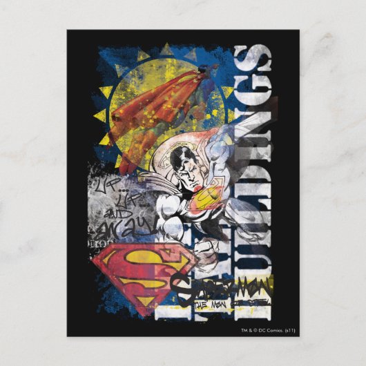 Superman 77 postkarte (Vorderseite)