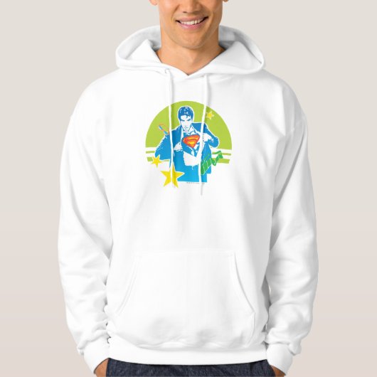 Superman 80's Style Hoodie (Vorderseite)