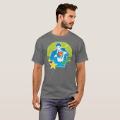 Superman 80's Style T-Shirt (Vorne ganz)