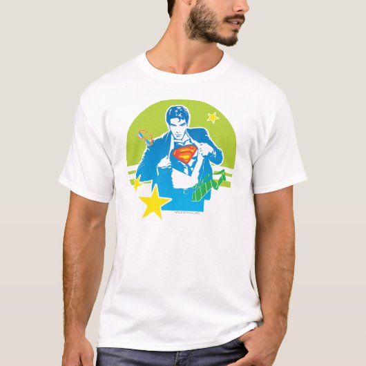 Superman 80's Style T-Shirt (Vorderseite)