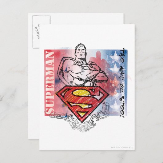 Superman 81 postkarte (Vorne/Hinten)