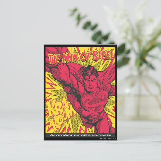 Superman 87 postkarte (Stehend Vorderseite)