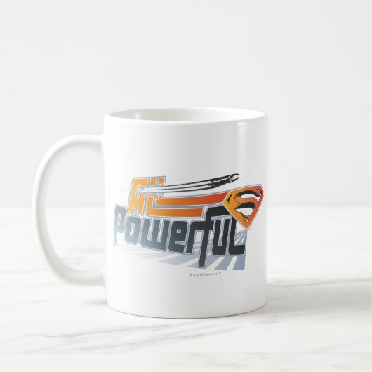 Superman All Powerful Kaffeetasse (Links)