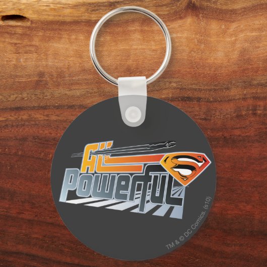 Superman All Powerful Schlüsselanhänger (Vorderseite)
