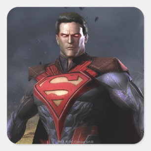 Superman Alternate Quadratischer Aufkleber