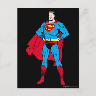 Superman Arms geklappt Postkarte