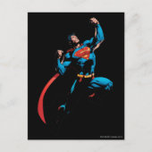 Superman Arms Raise Postkarte (Vorderseite)