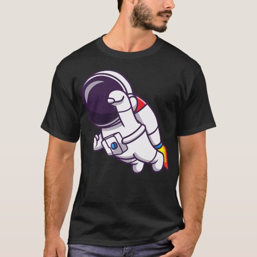 Superman Astronaut T-Shirt (Vorderseite)