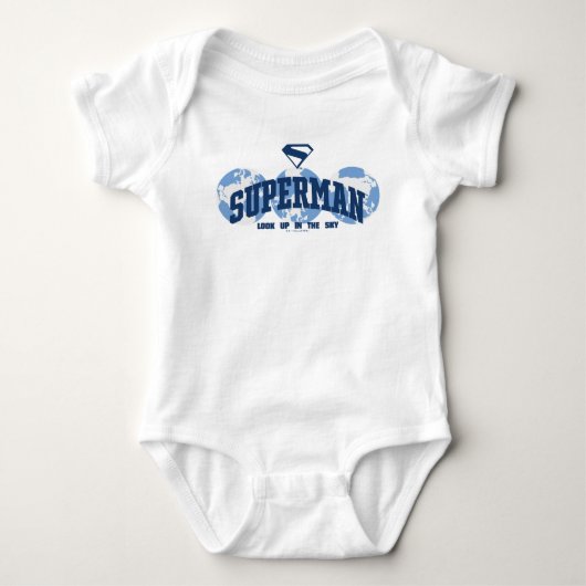 Superman auf der ganzen Welt Baby Strampler (Vorderseite)