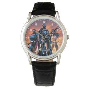 Superman, Batman und Wonder Woman Trinity Armbanduhr