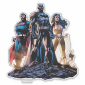 Superman, Batman & Wonder Woman Trinity Aufkleber (Vorderseite)
