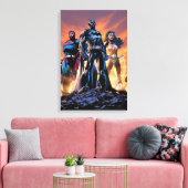 Superman, Batman & Wonder Woman Trinity Leinwanddruck (Insitu (Wohnzimmer))
