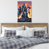 Superman, Batman & Wonder Woman Trinity Leinwanddruck (Insitu (Schlafzimmer))