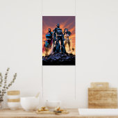 Superman, Batman & Wonder Woman Trinity Poster (Küche)