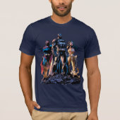 Superman, Batman & Wonder Woman Trinity T-Shirt (Vorderseite)