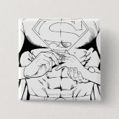Superman Black and White 3 Button (Vorderseite)
