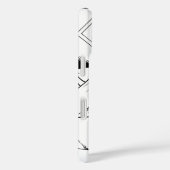 Superman Black and White 3 Case-Mate iPhone Hülle (Rückseite / Rechts)