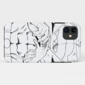 Superman Black and White 3 Case-Mate iPhone Hülle (Rückseite (Horizontal))